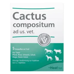 Cactus Compositum Ampullen vet. (für Tiere), 5 St