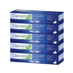Calcimed D3 600 mg / 400 I.E. Brausetabletten, 100 St