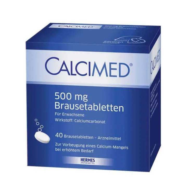 Calcimed 500 mg Brausetabletten, 40 St