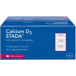 Calcium D3 STADA® 600 mg/400 I.E. Kautabletten, 120 St