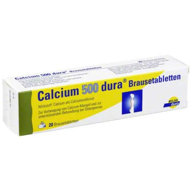 Calcium 500 dura Brausetabletten, 20 St