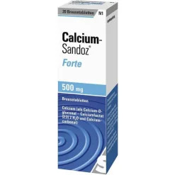 Calcium Sandoz Forte 500 mg Brausetabletten, 20 St