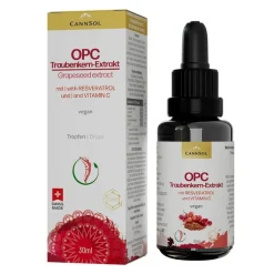 Cannsol OPC mit Resveratrol + Vitamin C Tropf.zum Einnehmen , 30 ml
