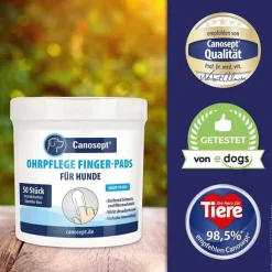 Canosept Ohrpflege Finger-Pads für Hunde, 50 St