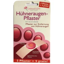 Carnation Hühneraugen-Pflaster 5 + 5 gratis, 10 St