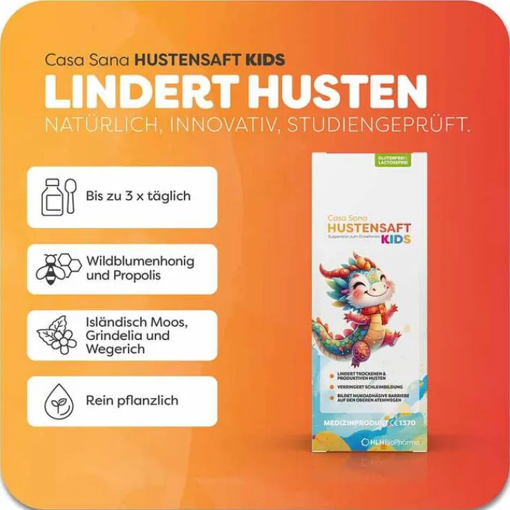 Casa Sana Hustensaft Kids, 200 ml