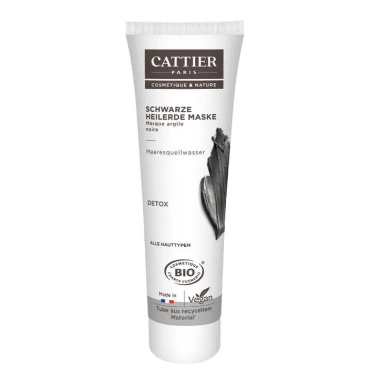 Cattier schwarze Heilerde Maske, 100 ml