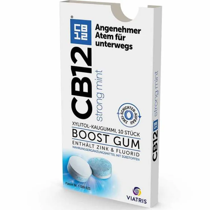 CB12 boost strong mint Kaugummi, 10 St
