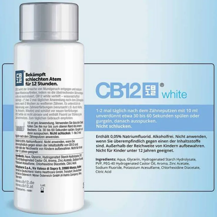 CB12 white Mund Spüllösung, 250 ml