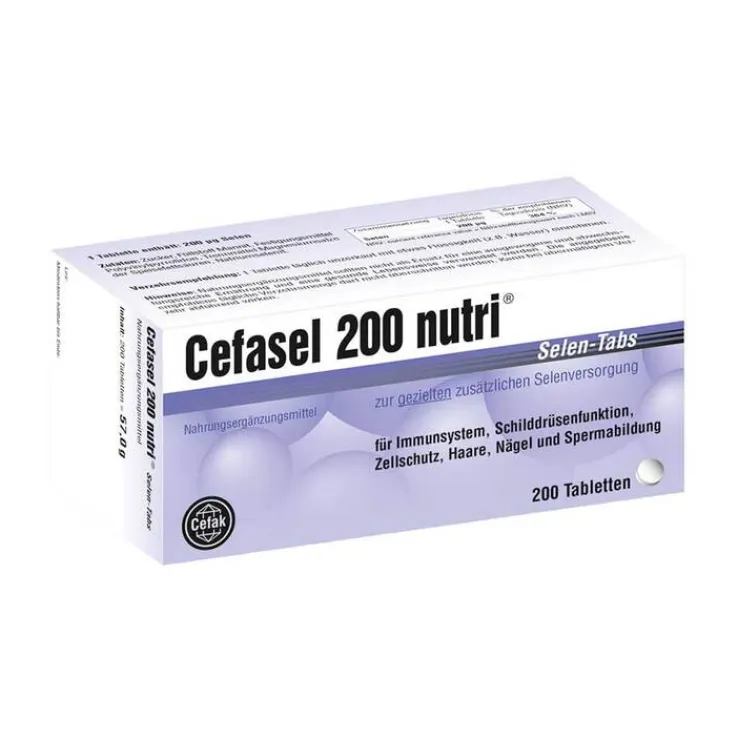 Cefasel 200 nutri Selen Tabs Tabletten, 200 St