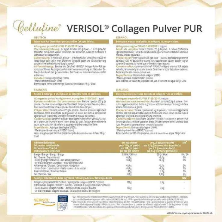 Cellufine Verisol Collagen-Pulver Pur, 300 g