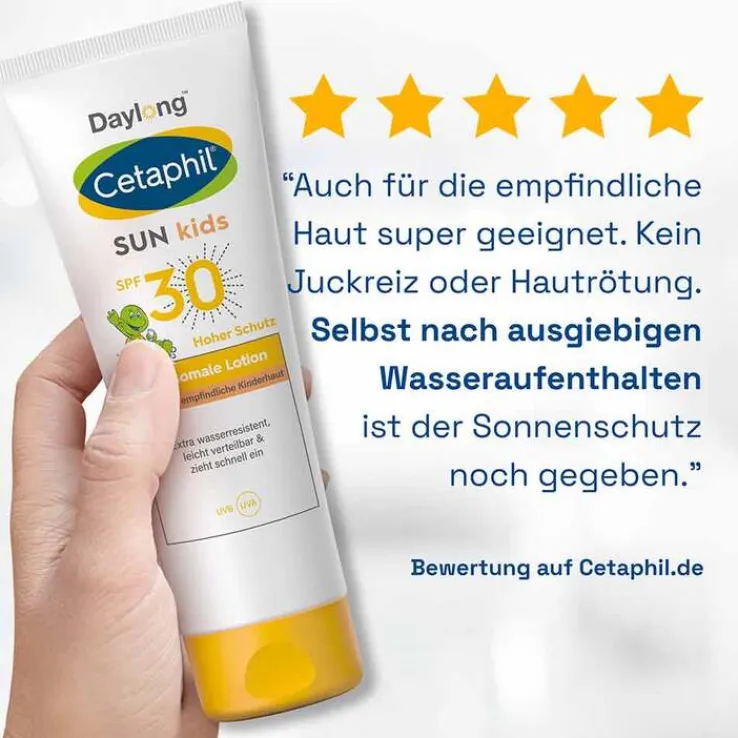 Cetaphil Sun Kids liposomale Lotion SPF 30 Sonnenschutz, 200 ml