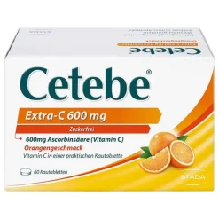 Cetebe Extra-C 600 mg Kautabletten, 60 St