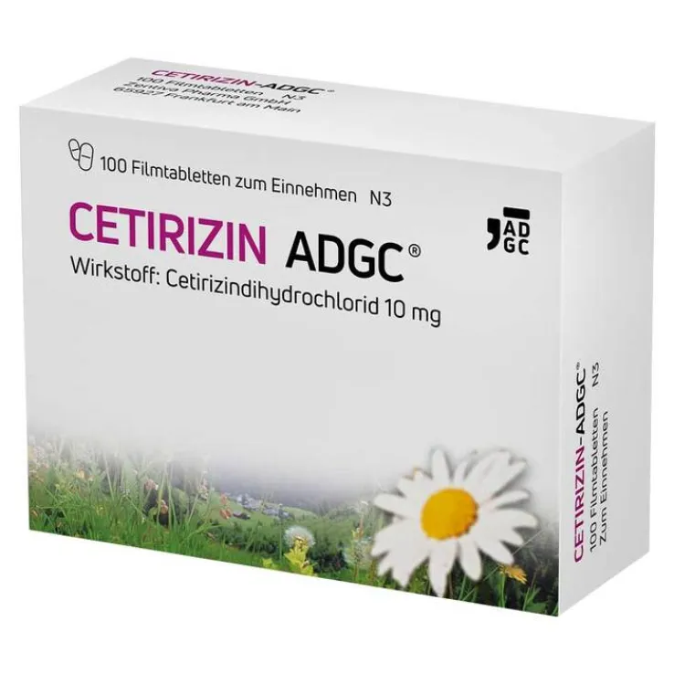CETIRIZIN ADGC Filmtabletten, 100 St