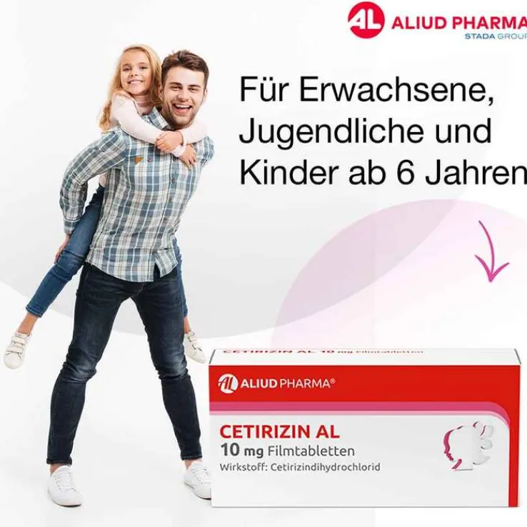 CETIRIZIN AL 10 mg Filmtabletten, 50 St