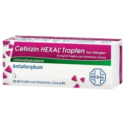 Cetirizin Hexal Tropfen bei Allergien, 20 ml