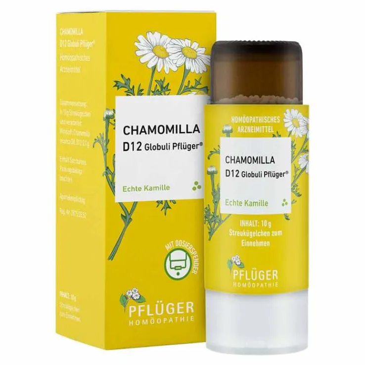 Chamomilla D12 Globuli Pflüger Dosierspender, 10 g