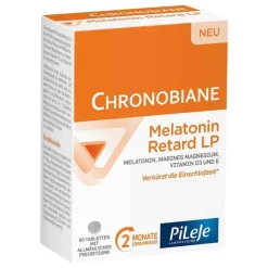 Chronobiane Melatonin Retard LP 1mg Einschlaf Tabletten , 60 St