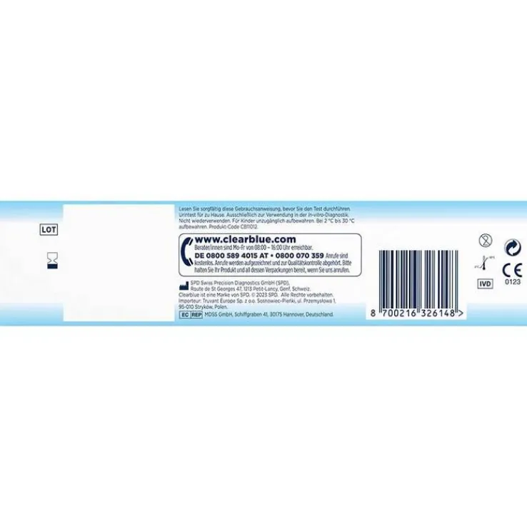 Clearblue Schwangerschaftstest Schnelle Erkennung, 5 St