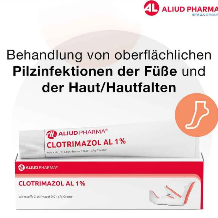 CLOTRIMAZOL AL 1% Creme, 50 g