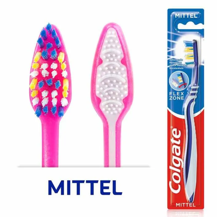 Colgate Flex Zone Zahnbürste mittel, 1 St