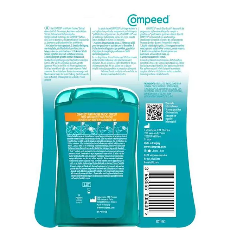 Compeed Anti-Pickel Patch diskret, 15 St