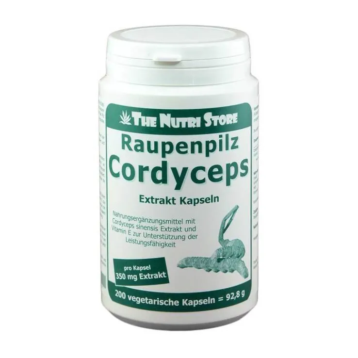 Cordyceps 350 mg Extrakt Kapseln, 200 St