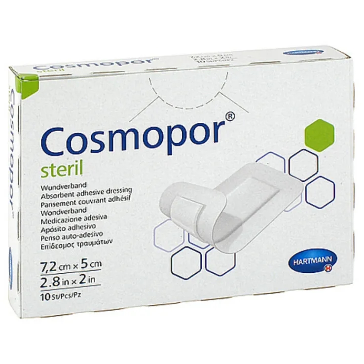 Cosmopor steril 5x7,2 cm, 10 St