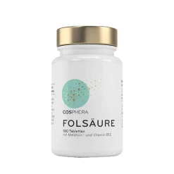 Cosphera Folsäure Tabletten 800 µg Folat mit Vit.B9, 180 St