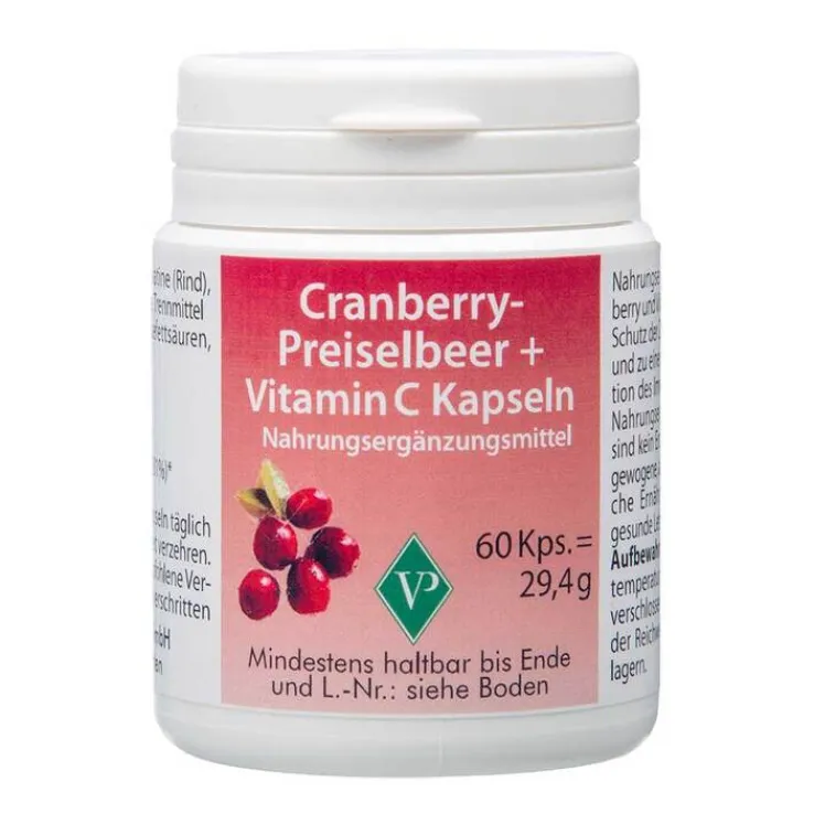 Cranberry Preiselbeer + C Kapseln, 60 St