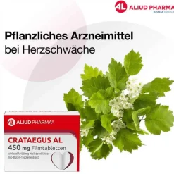 CRATAEGUS AL 450 mg Filmtabletten, 50 St
