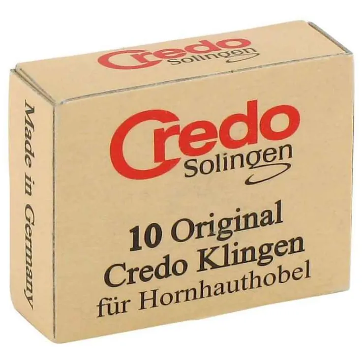 Credo Ersatzklingen zum Credo Hornhauthobel 4744, 10 St