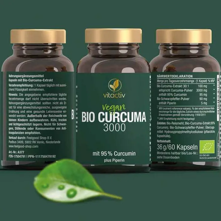 Curcuma 3000 Bio Kapseln, 60 St