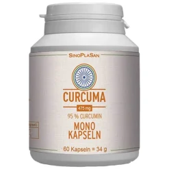 Curcuma 475 mg 95% Curcumin Mono-Kapseln, 60 St