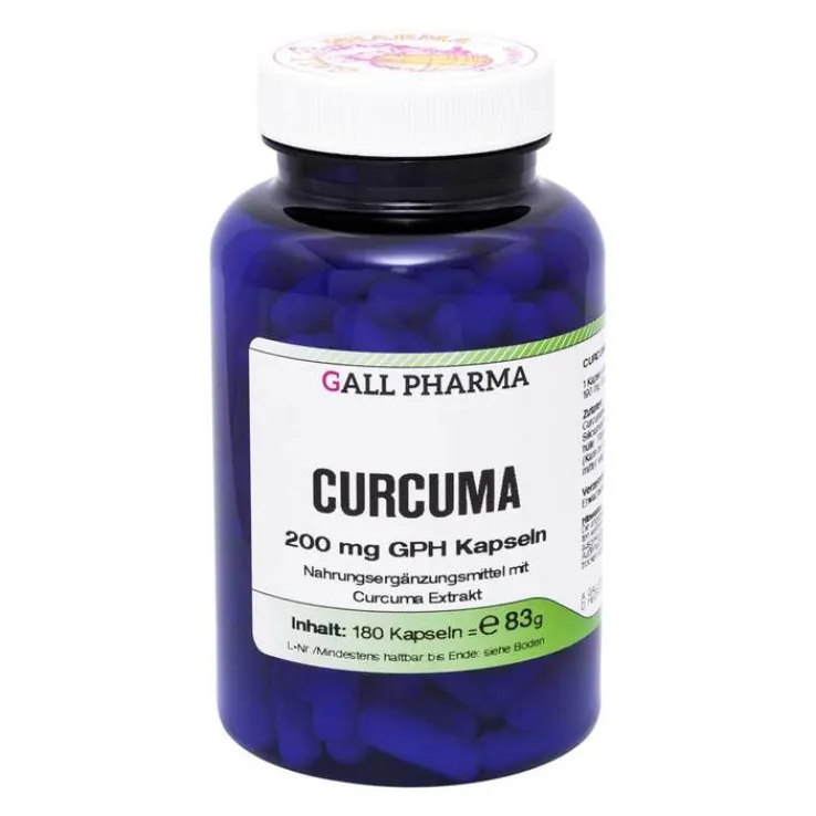 Curcuma 200 mg Kapseln, 180 St