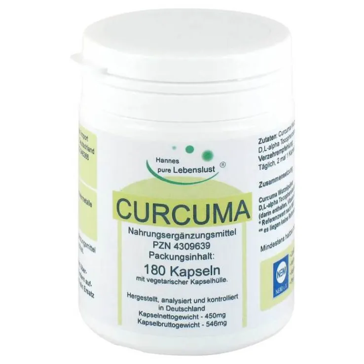 Curcuma Vegi Kapseln, 180 St