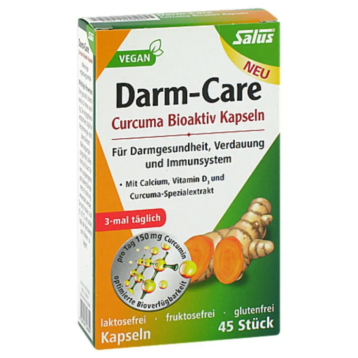 Darm-Care Curcuma Bioaktiv Kapseln Salus, 45 St