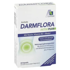 Darmflora Aktiv Plus 100 Mrd.Bakterien + 7 Vitamine, 40 St