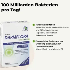 Darmflora Aktiv Plus 100 Mrd.Bakterien + 7 Vitamine, 40 St