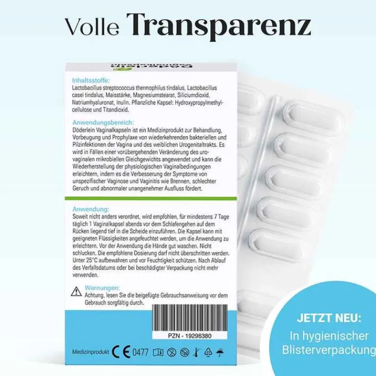 Döderlein Vaginalkapseln mit Milchsäurebakterien, 7 St
