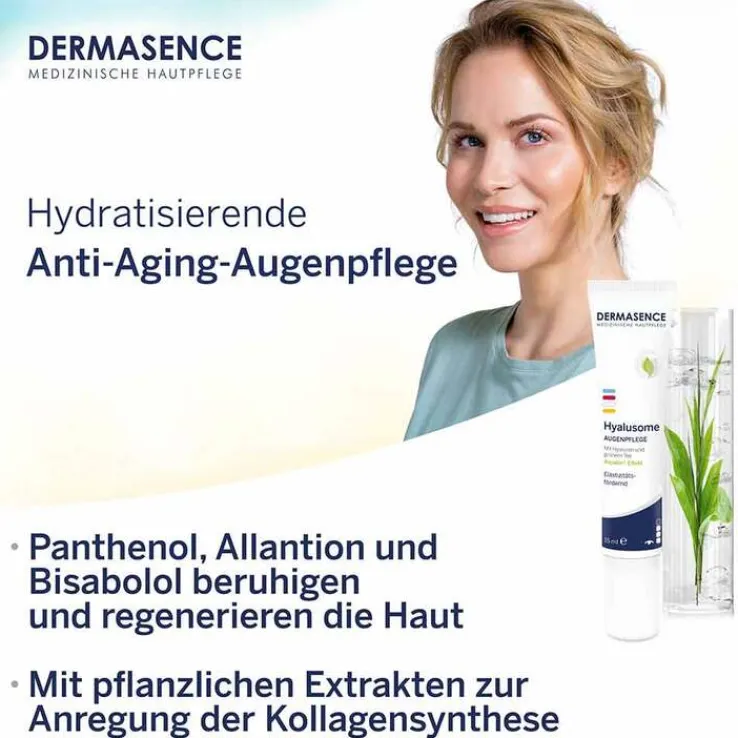 Dermasence Hyalusome Augenpflege, 15 ml