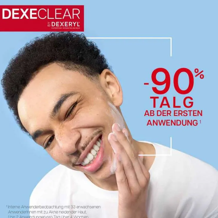 Dexeryl Dexeclear Reinigungsgel schäumend für unreine Haut, 200 ml