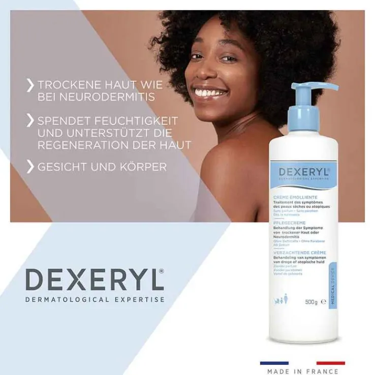 Dexeryl Pflegecreme, 500 g