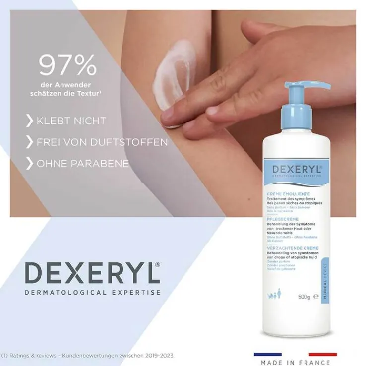 Dexeryl Pflegecreme, 500 g