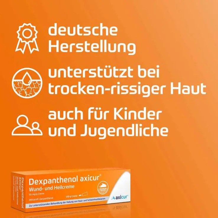 Dexpanthenol axicur® Wund- und Heilcreme , 50 g