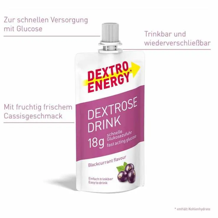 Dextro Energy Dextrose Drink blackcurrant, 50 ml