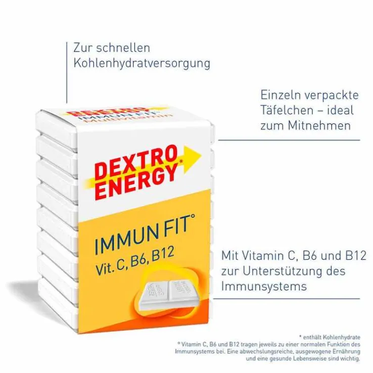 Dextro Energy Immunfit Würfel, 1 St