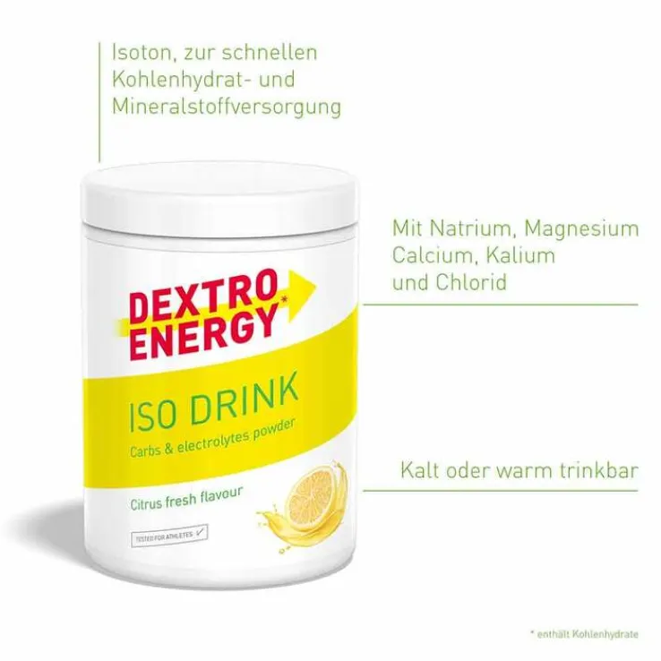 Dextro Energy Sports Nutrition Isotonic Drink Citrus, 440 g