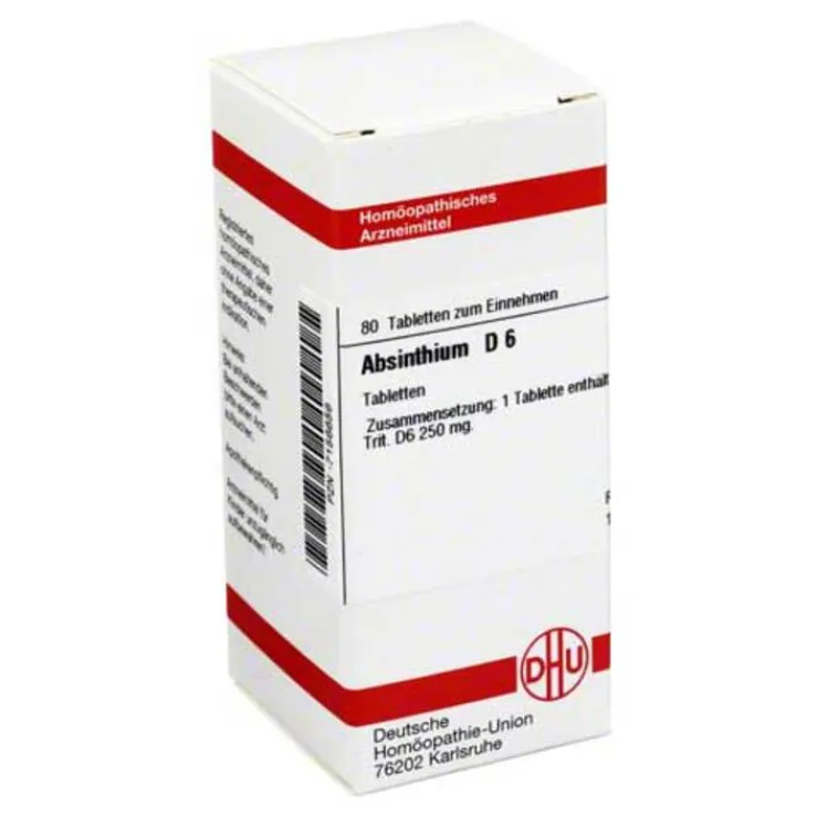 DHU Absinthium D 6 Tabletten, 80 St