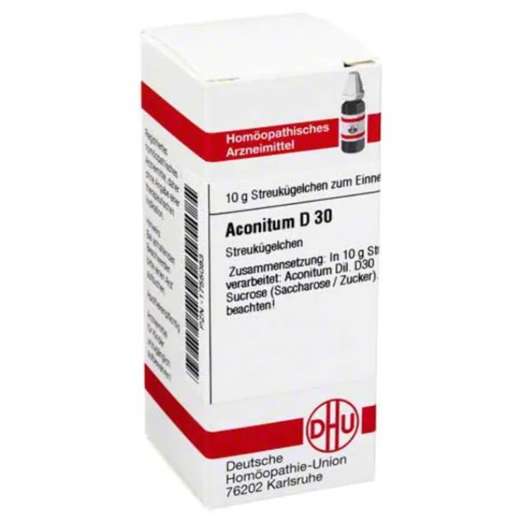 DHU Aconitum D30 Globuli, 10 g